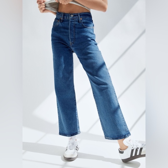 Levi’s Ribcage Straight High Rise Jeans Georgie 29 - Picture 2 of 13